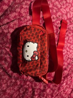 T.J.Maxx red hello kitty vanny pack bag
